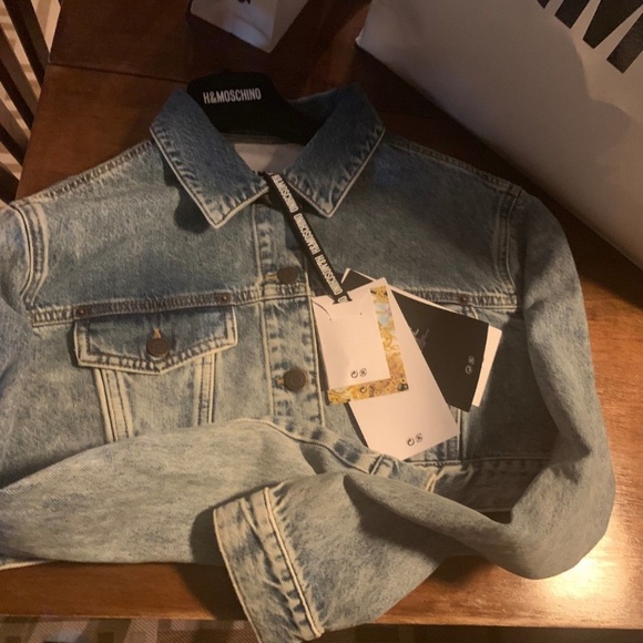Moschino H&M Short Rhinestone Jacket Size M - Picture 3 of 5